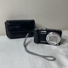 WORKING Panasonic Lumix DMC-ZS19 Black Digital Camera With Bag