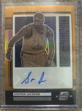 2021-22 Panini Contenders Optic Stephen Jackson Auto /25 Orange Prizm SSP - GSW!