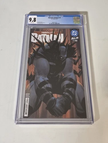 🔥 Absolute Batman #4 CGC 9.8 Graded Cover A 1st First Printing Scott Snyder 🔥