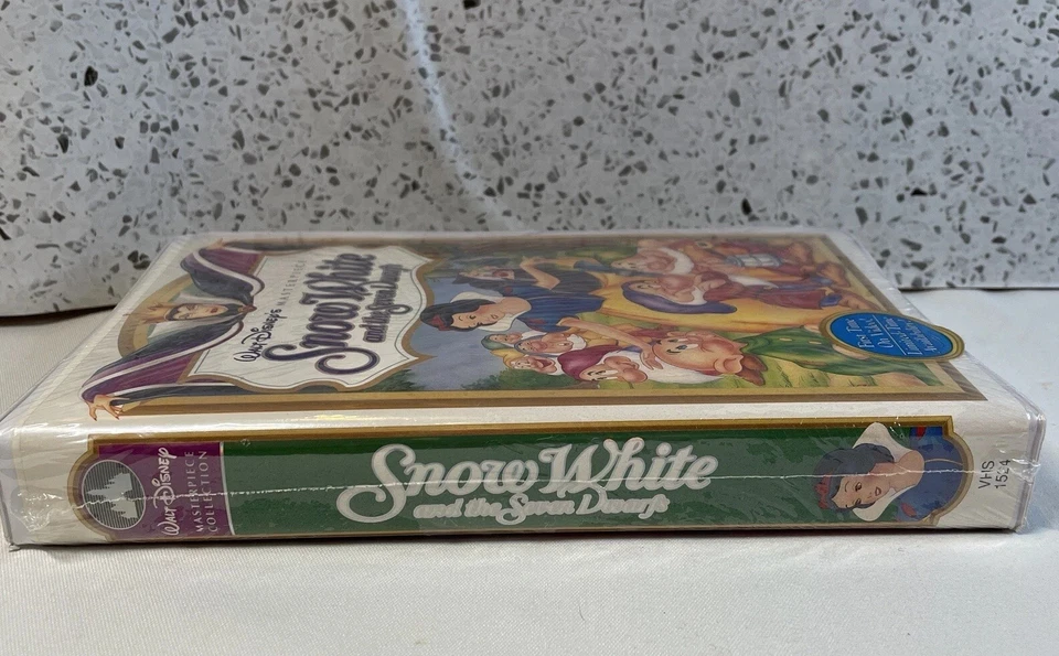 **SEALED** Vintage DISNEY VHS TAPE: Snow White & Seven Dwarfs - Limited Edition Foto 4 de 4