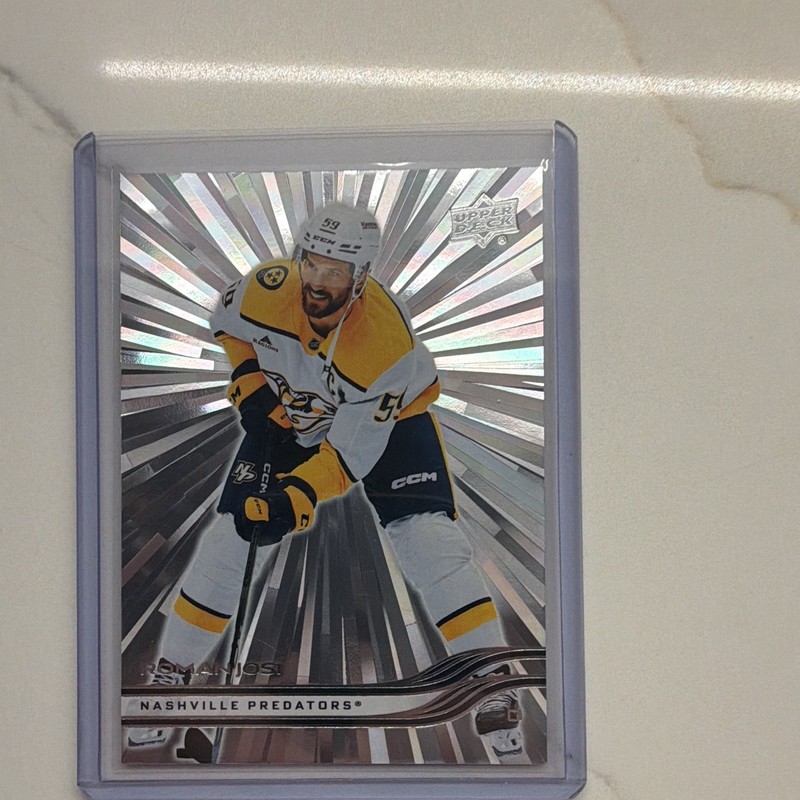 Upper Deck 2025-26 Series 2 Outburst Roman Josi Predators #346