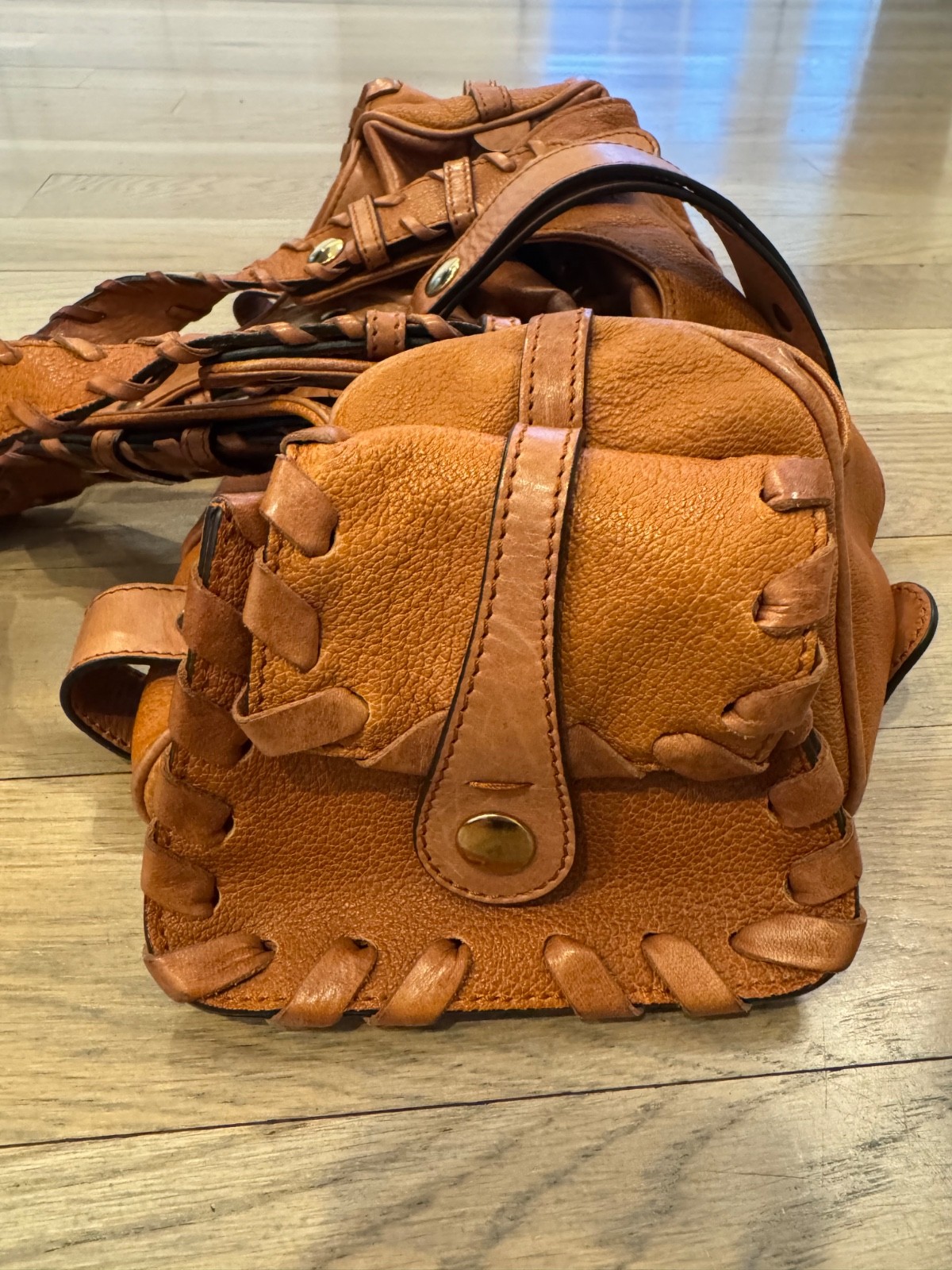 Authentic Chloé Silverado Medium Leather Satchel … - image 3