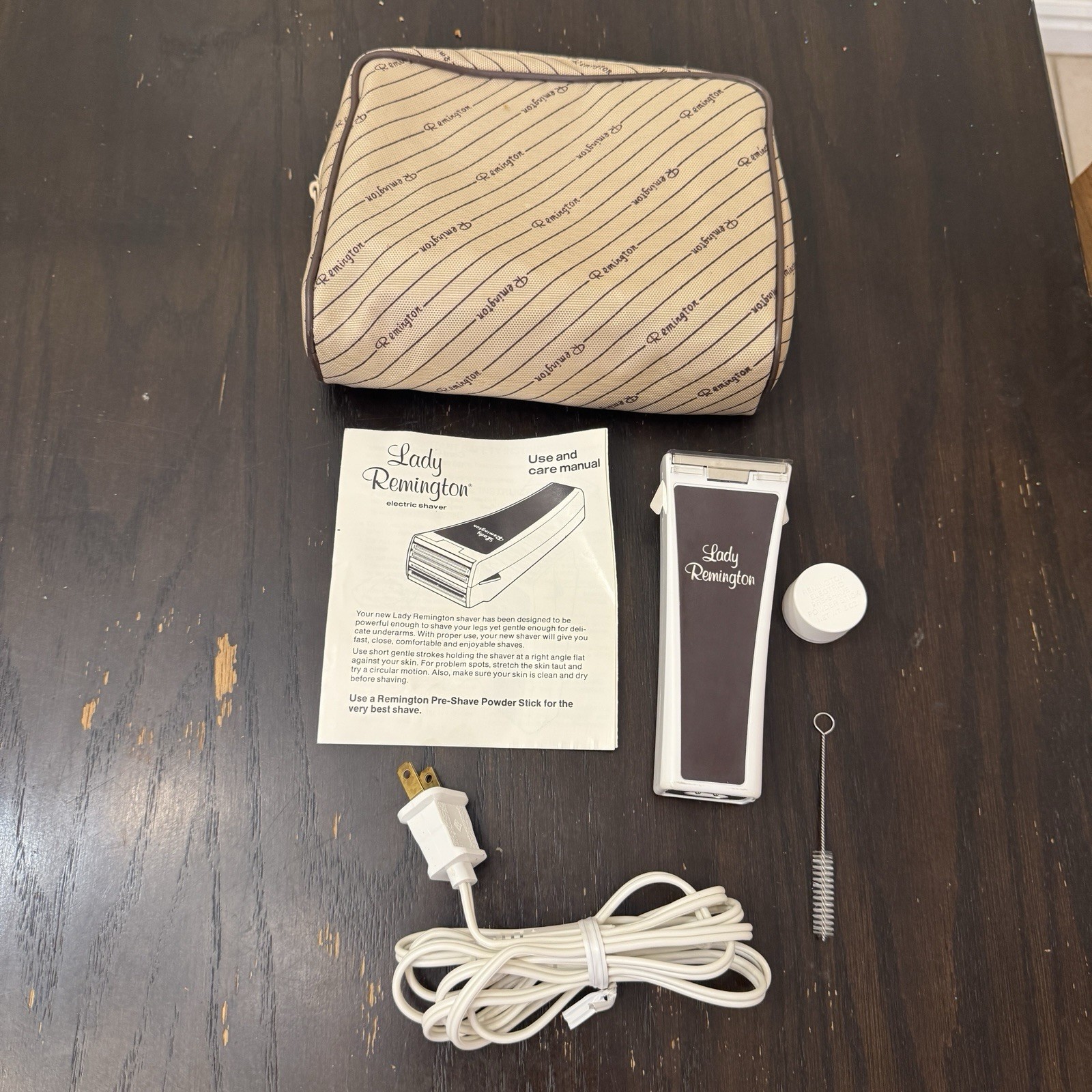 Vintage Lady Remington Shaver WER-4000 Corded Original Box w