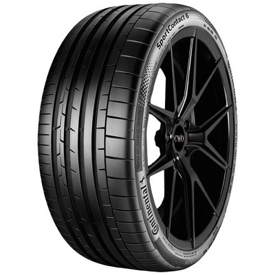 245/40R19 Continental Sport Contact 6 98Y XL Black Wall Tire