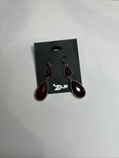 ZAD Women’s Dangle Earrings They Have A Hook Back. There Are 2 Inches Long.