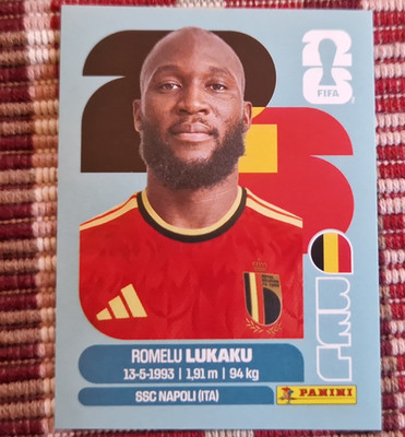 Panini FIFA World Cup 2026 Sammelsticker Romelu Lukaku BEL 20 SSC Napoli