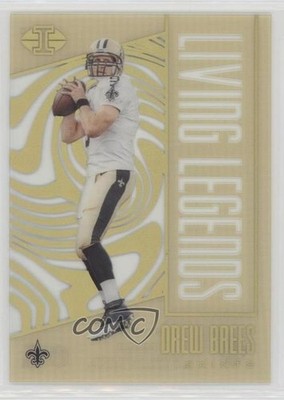 2017 Panini Illusions Living Legends Drew Brees #10 HOF n1u