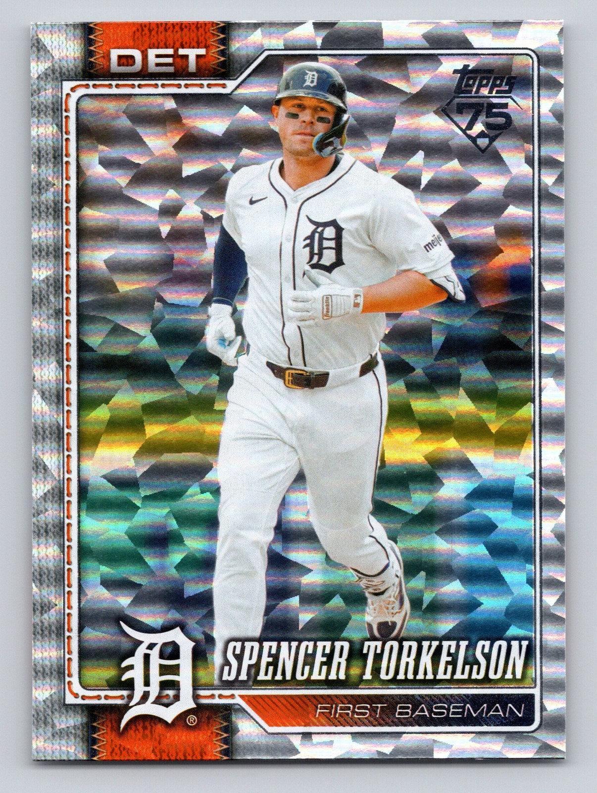 2026 Topps #352 Spencer Torkelson Silver Crackle Foil