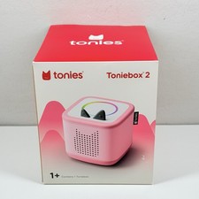 Tonies Toniebox 2 Pink Audio Player Kids Story Box Open Box No Character