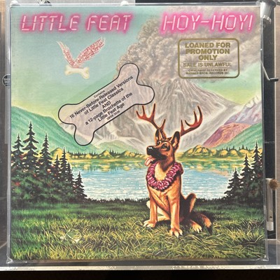 Little Feat HOY-HOY! Promo Gold Stamp gatefold booklet Vinyl Ultrasonic Clean EX