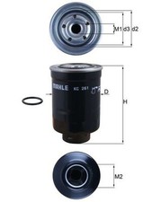 KNECHT Kraftstofffilter KC 261D Anschraubfilter für FORD CD 50 ET UN RANGER BT
