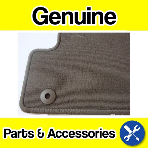 Genuine Volvo V40, V40 CC (13-) Textile Floor Mats (RHD Manual Col: Edge Brown)