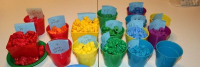 Counting Sorting Bears Cats Dogs Lot of 458 Mixed Colors & Sizes - Educational