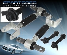 For 02-06 Rsx Civic Si Black Front Rear Camber Arm Kit Suspension Handling Track