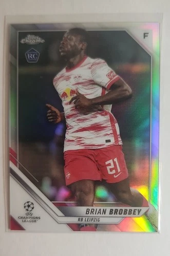 2021-22 Topps Chrome Uefa Champions League - Brian Brobbey #105 Refractor (RC)