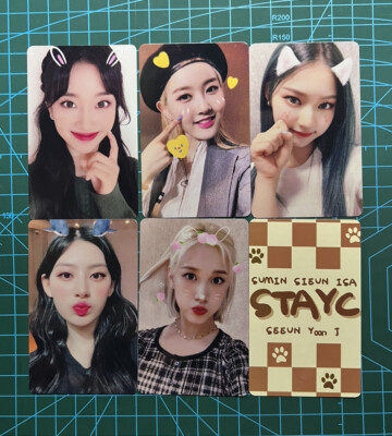 STAYC Sieun Sumin J Isa Sieen withdrama pob fan made photocard | eBay