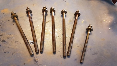 2007 BMW E90 E91 318i 2.0 BENZIN N46B20 ZYLINDERKOPF DEHNSCHRAUBEN