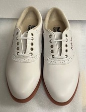 NOWE FOOTJOY GREENJOY DAMSKIE ROZMIAR 6 BUTY GOLFOWE BIAŁE/CZERWONE KOLCE PODESZWY 176858462124