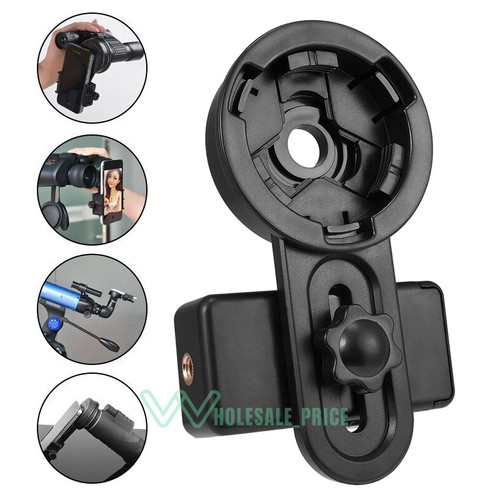 Universal Cell Phone Adapter Mount Holder for Binocular Monocular Telescope - Photo 3 sur 14