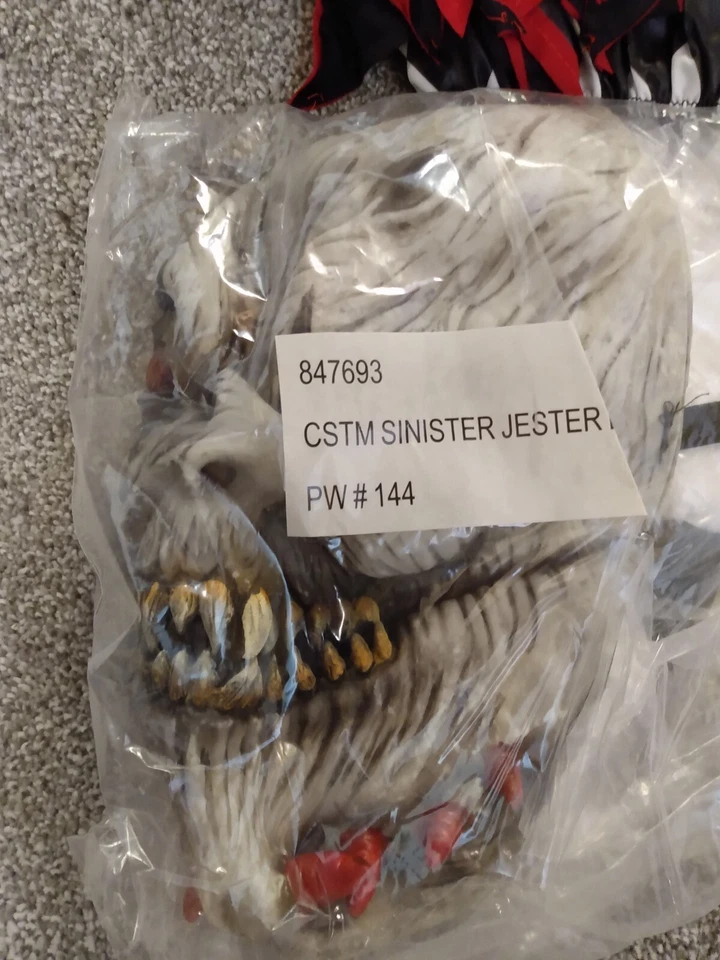 Disfraz de payaso espeluznante Siniestro Bufón Niños XL (14-16) Foto 4 de 4