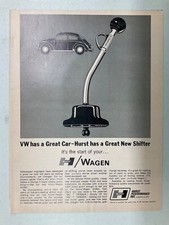 Misc955 Vintage Advertisement 1970 Volkswagen Hurst Wagen Shifter Dec 1969