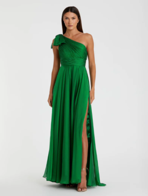 green emerald velvet dress 1950's Vintage Kelly Green Silk Chiffon Cocktail Dress main image 0