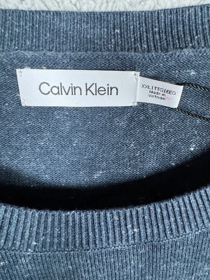 Calvin Klein Sweater Mens XXL 2XL Crew Neck Stretch Casual Outdoors NWT - Image 3 of 4