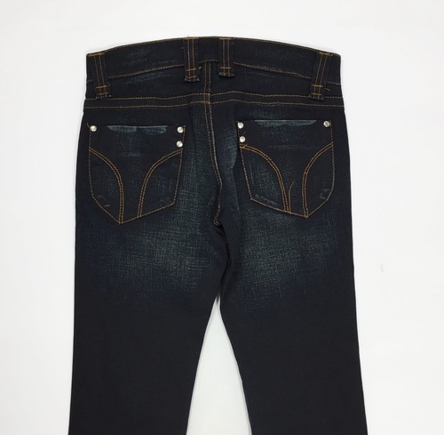 Please jeans donna usato S skinny blu stretch aderenti denim scontato 30% T3892 - Foto 10 di 12