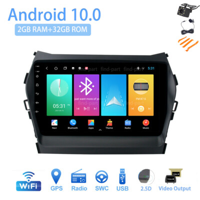 Android 12 9'' Car Stereo Radio for 2013-18 Hyundai IX45 Santa fe GPS NAVI BT