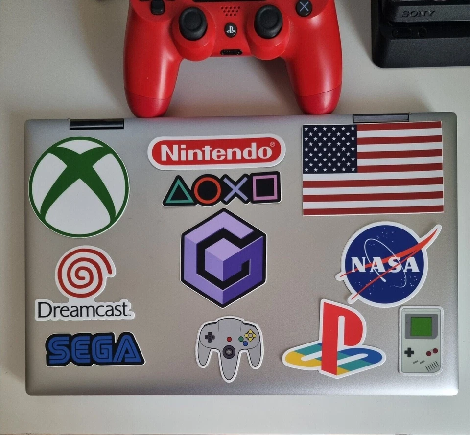 Nintendo GameCube Weatherproof Vinyl Sticker Durable Decal Size 2.95" x 2.55" - Image 2 of 2