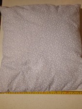 Fioletowa poduszka kwadratowa w kwiaty 38cm DOBRA! TANIO!