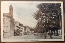 1920S Ceva In Piazza With Carts And Horses-81230