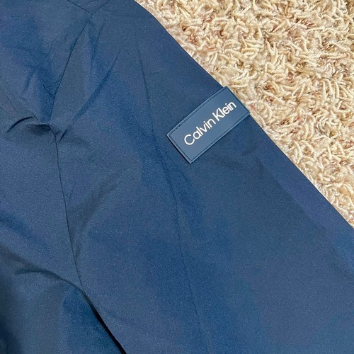 Calvin Klein Men’s Lightweight Windbreakers Hooded Jacket Navy, Size M/L (New) - Picture 21 of 23