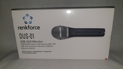 Renkforce DUS-01 USB-Mikrofon Kabelgebunden inkl. Kabel