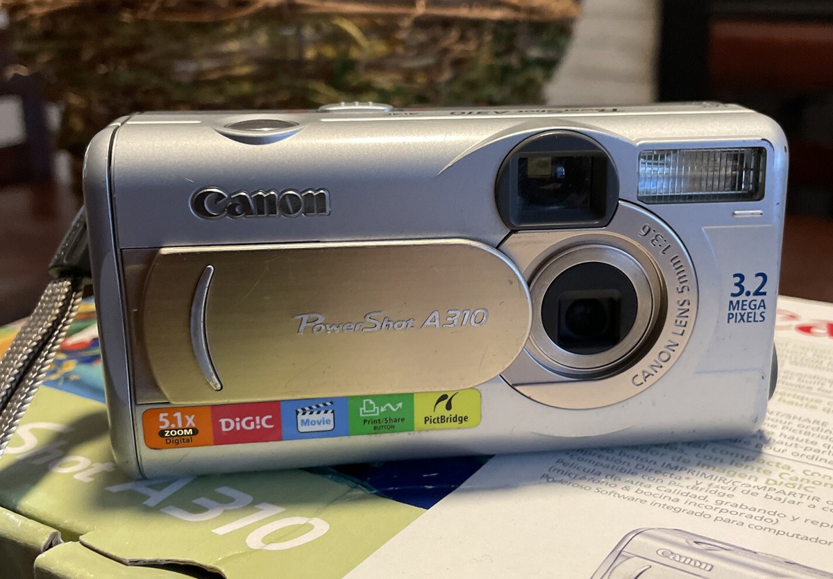 Canon PowerShot A310 デジタルカメラ Canon PowerShot A310 Digital Camera W/Box & Original Papers