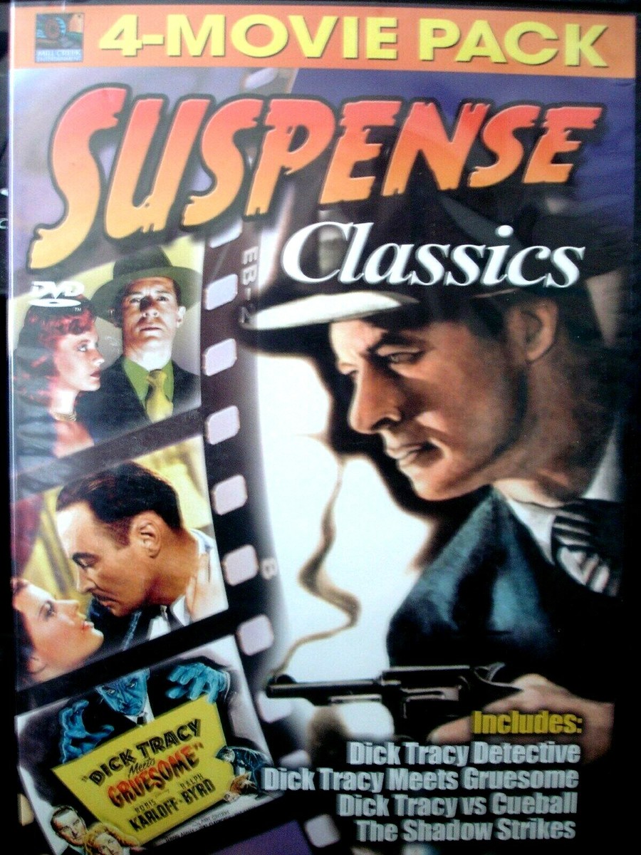 Suspense Classics - 4 Pack (DVD) Dick Tracy Serials WORLD SHIP 