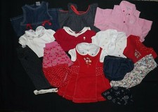 Baby Girl GYMBOREE lot of 14 summer items-dresses, pants, shirts size 6-12 month