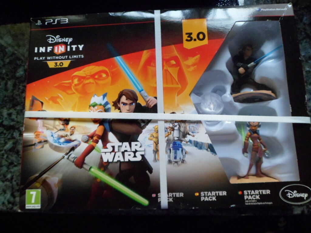 Star Wars Starter Pack Disney Infinity 3.0 PS3 Nuevo Guerra de las...