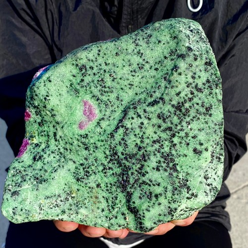 6.81LB Natural green Ruby zoisite (anylite) crystal Chakra Healing Energ - Picture 13 of 16