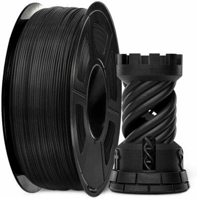 SUNLU PLA Carbon Firber Filament 1.75mm Black 1KG Spool for 3D Printer +/- 0.02