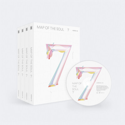 BTS MAP OF THE SOUL : 7 Album Ver Random CD+Photobook+Card+Etc+Tracking Code