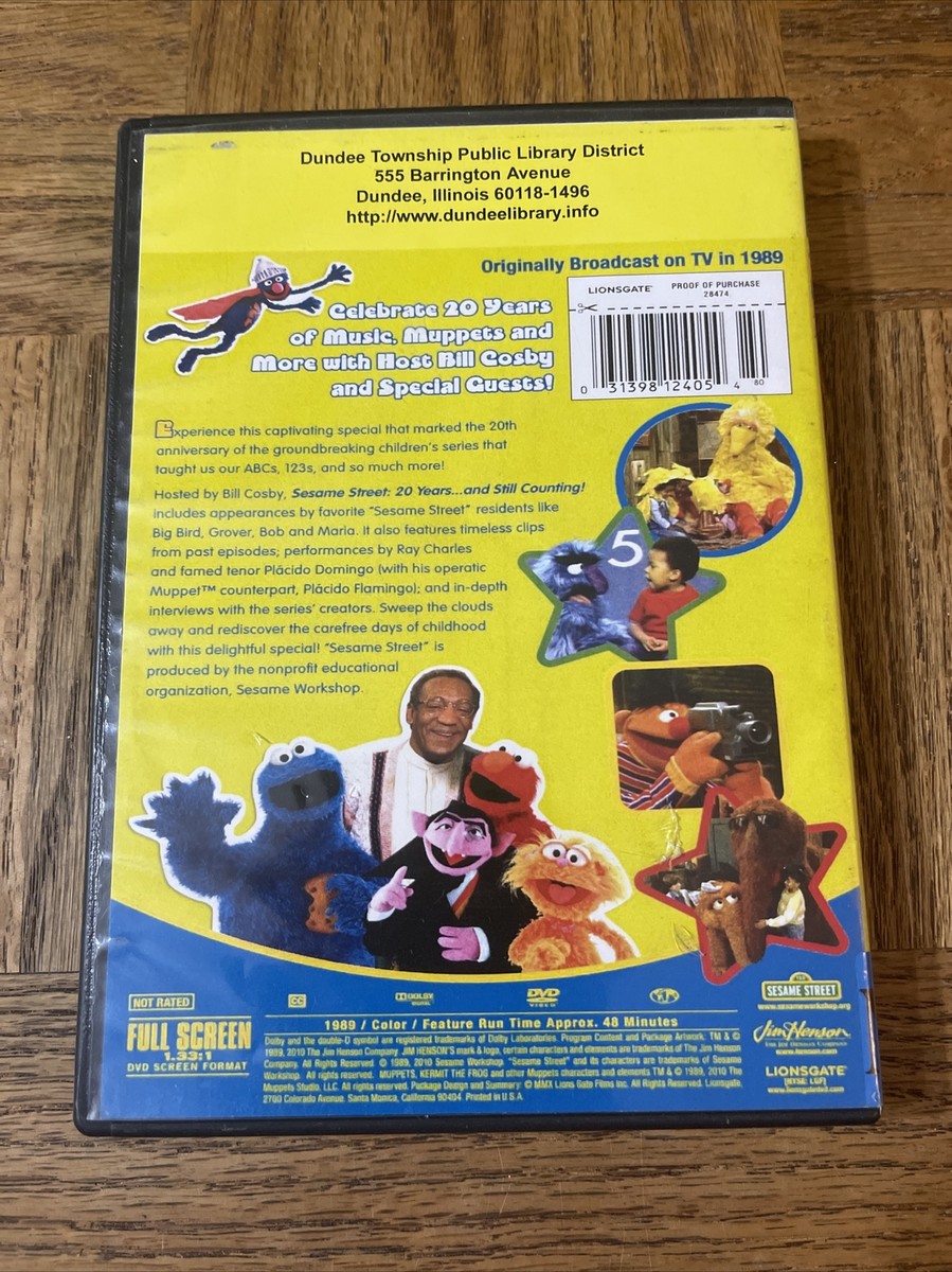 CM TIME II DVD 2010年 Sesame Street: 20 Years and Still Counting (DVD, 2010) New