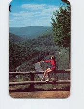 Postcard Loyalsock Canyon Vista 8 Miles from Eales Mere Pennsylvania USA