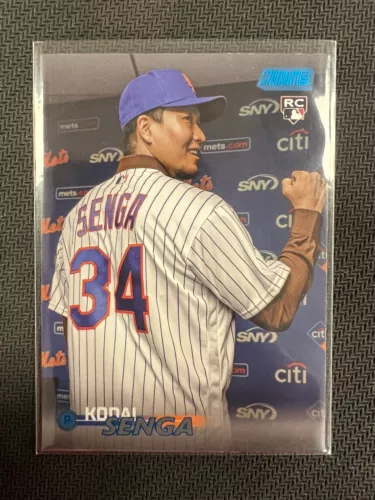 2023 Topps Stadium Club KODAI SENGA #185 Rookie RC Blue Foil /50 New York Mets