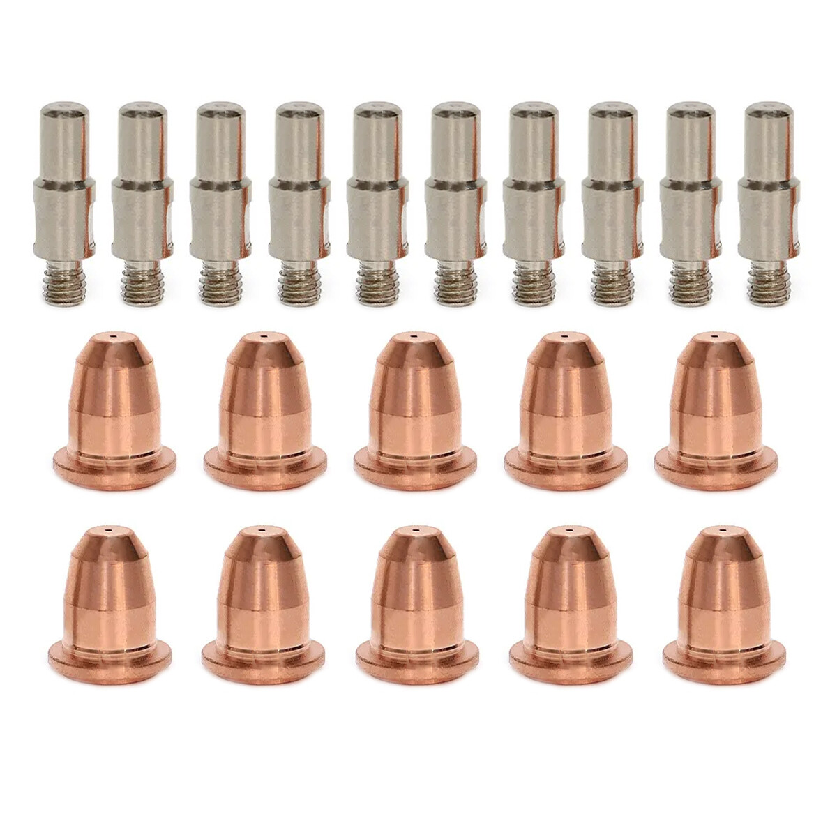 Magiin 45Pcs Plasma Elektrode Tip Nozzle 1.5 100Amp Plasma Cutter Torch Magiin 45Pcs Plasma Elektrode Tip Nozzle 1.5 100Amp Plasma Cutter Torch
