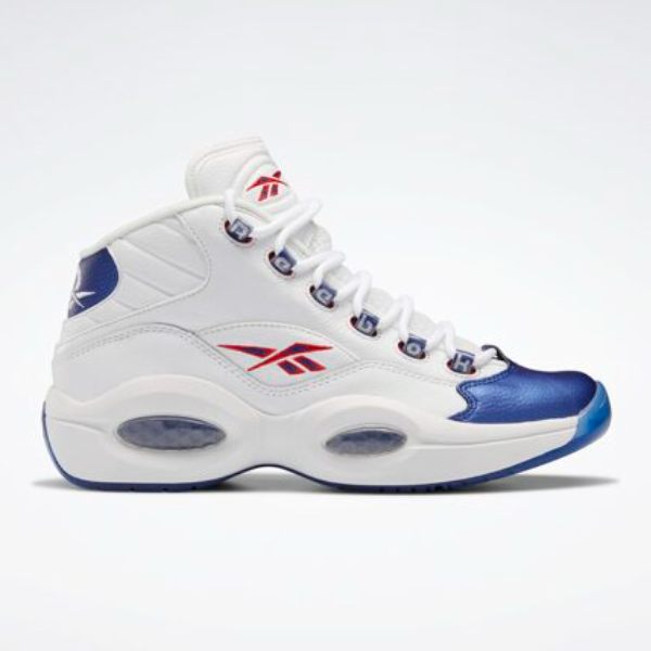 Reebok Question Mid Basketball Shoes 'Blue Toe'- GX0227 | eBay