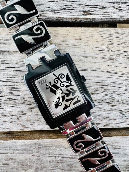 Vintage Swatch Square “Evening Only” SUBB111G Ladies Watch – Good condition