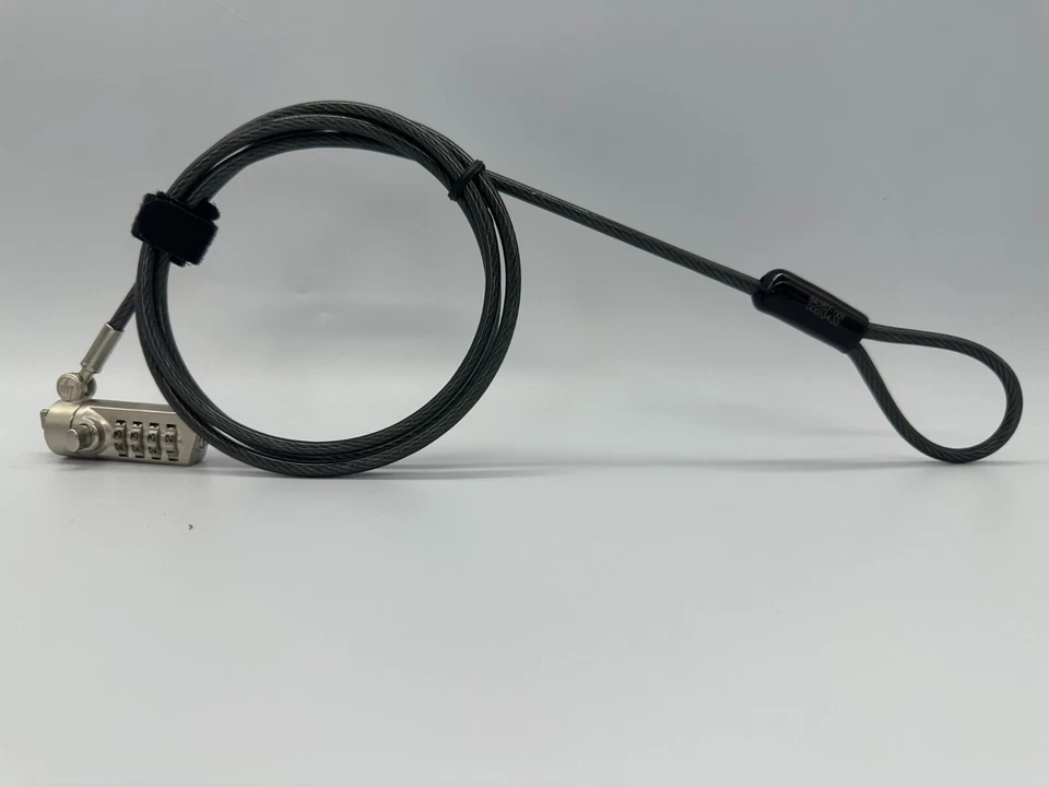 Brand new HP 4FT Combination Lock Security Cable T0Y16AA Black Factory sealed - Image 4 of 4