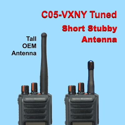 C05-VXNY UHF Tuned Stubby Antenna 453-500 MHz NYPD TACTICAL