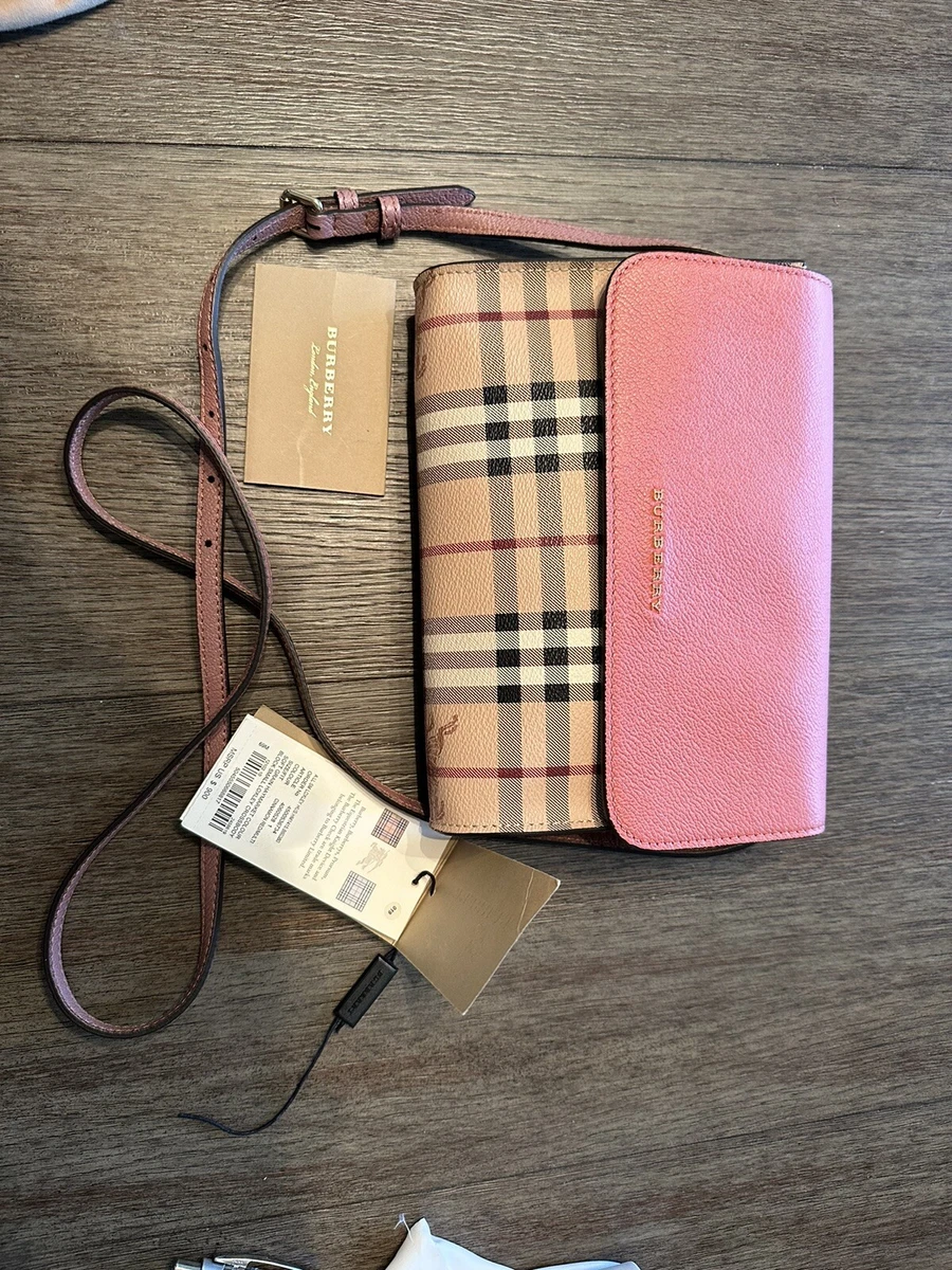 Burberry Haymarket Check Canvas Card Holder